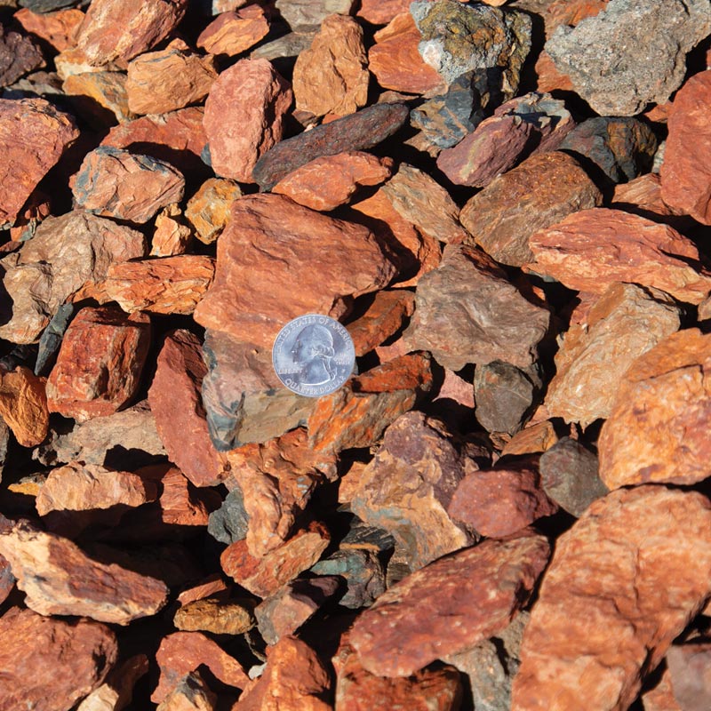 Crimson Red Rock Gravel