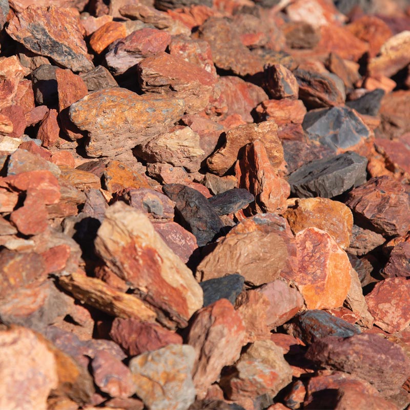 Crimson Red Rock Gravel