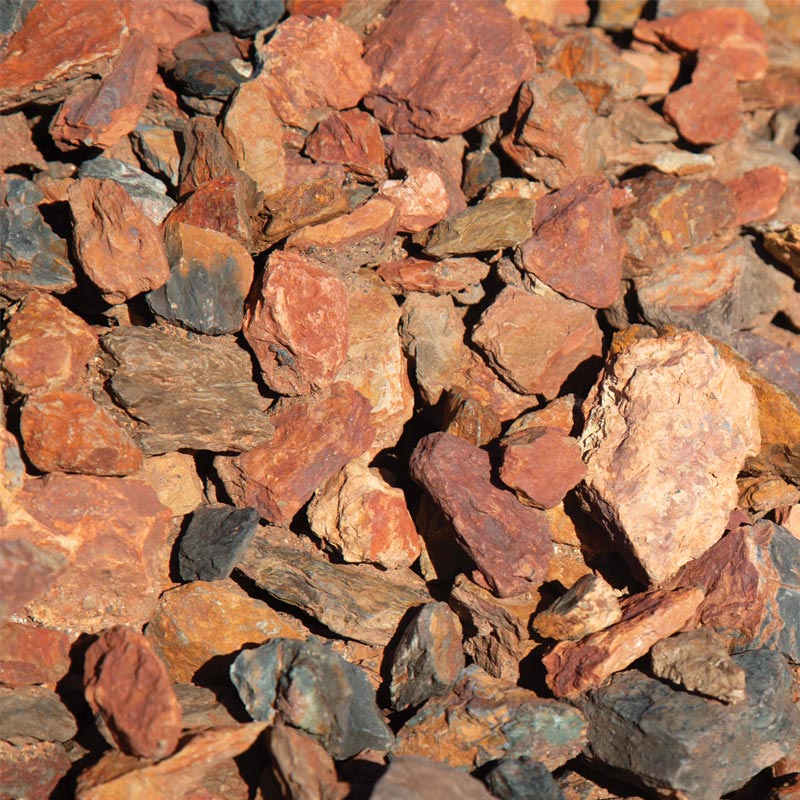 Crimson Red Rock Gravel