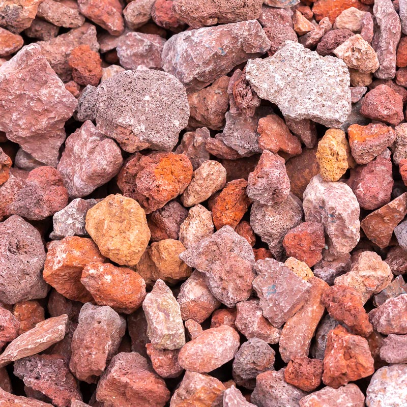 Red Lava Rock Gravel