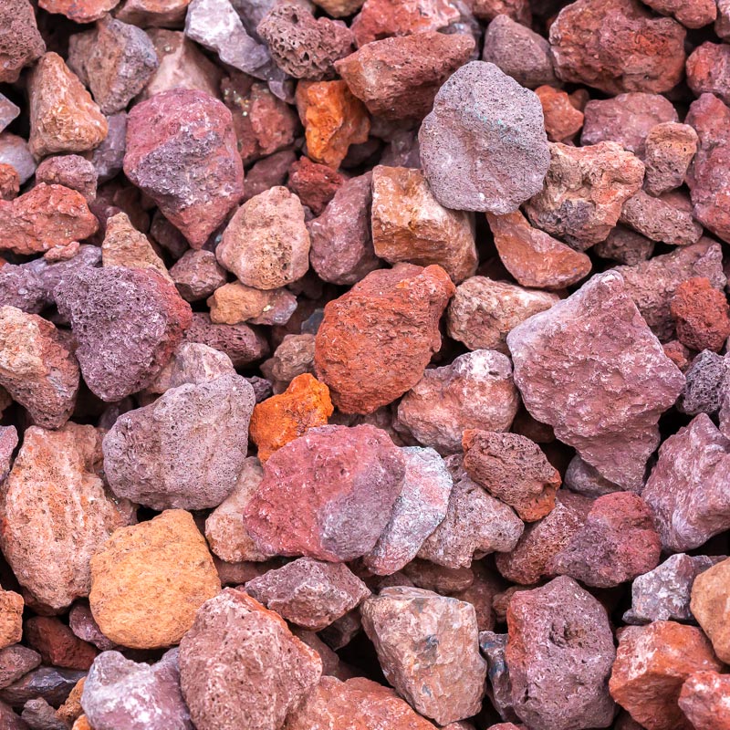 Red Lava Rock Gravel