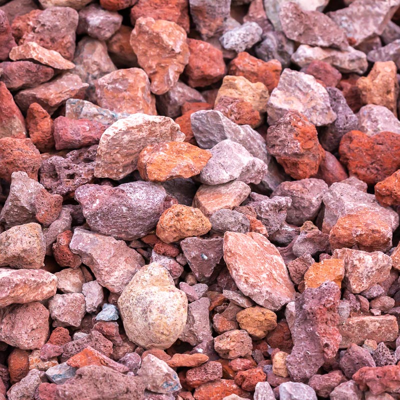 Red Lava Rock Gravel