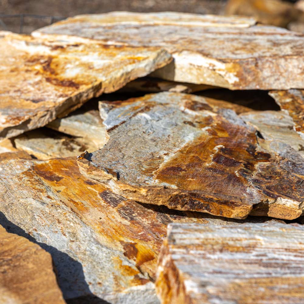 Pine Log Wallstone