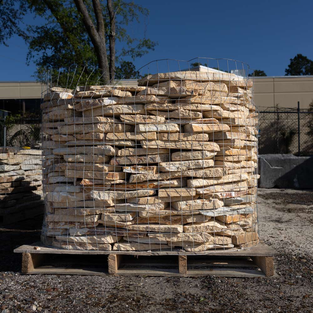 Pine Log Wallstone