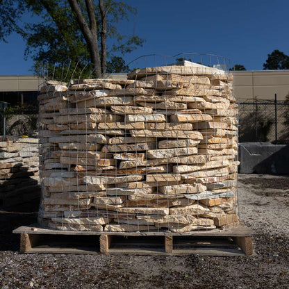 Pine Log Wallstone