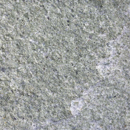 sea mist green flagstone Close-up of a textured stone surface with a gray and white color scheme.