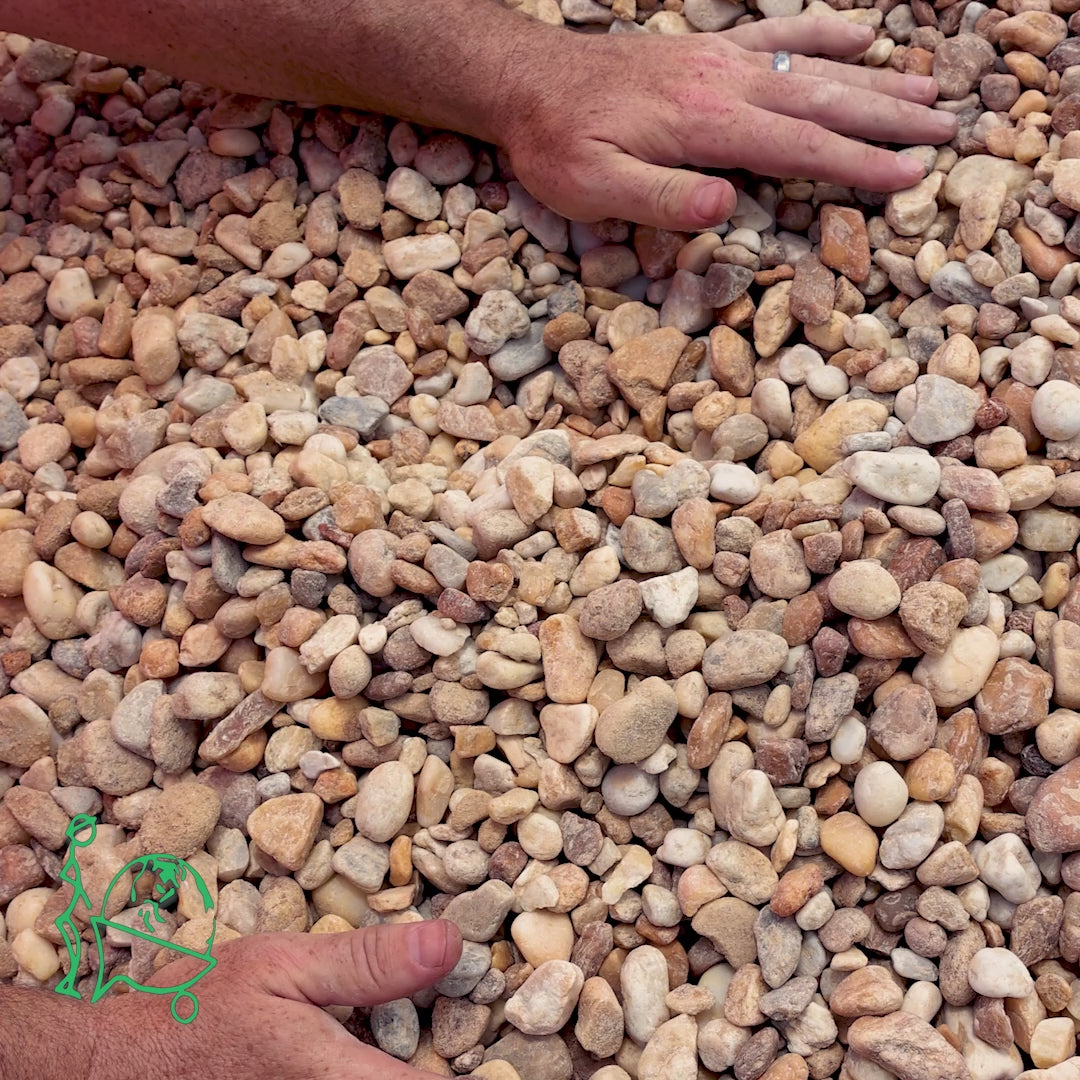 Medium Brown River rocks for sale in jacksonville fl 